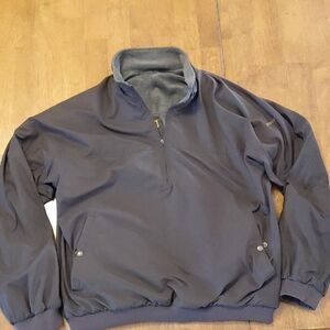 Vintage Revo Men's Black Half-Zip Windbreaker Pullover